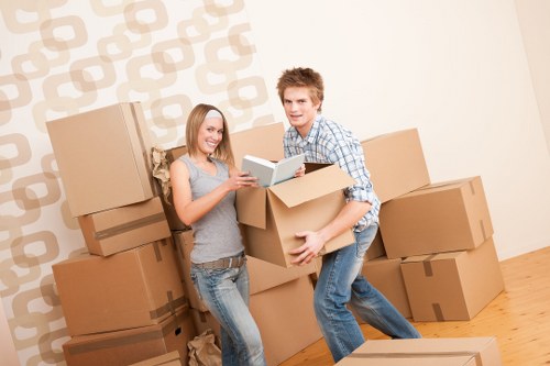 Secure storage units available through Man and Van in Stockwell